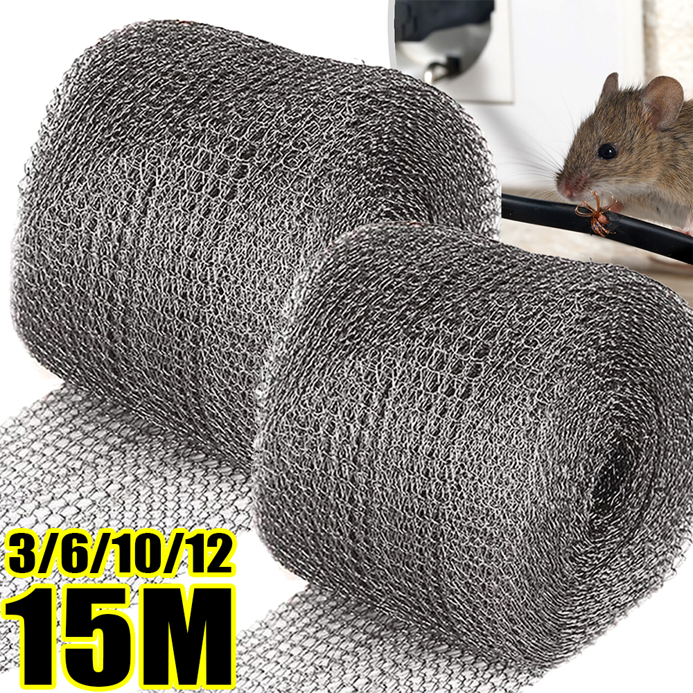 Rabbit Cage Wire - Braided Stainless Steel Mesh Roll Double