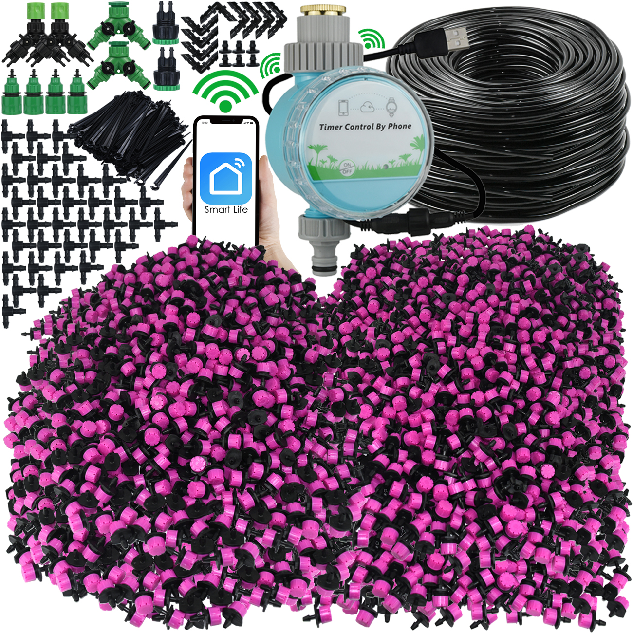 Irrigation Drip Tape - KESLA 5-50M Drip Irrigation Automatic Watering