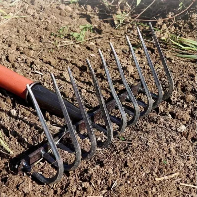 Agriculture Farming Working - Ninetooth Nail Rake Multifunctional Manganese Steel