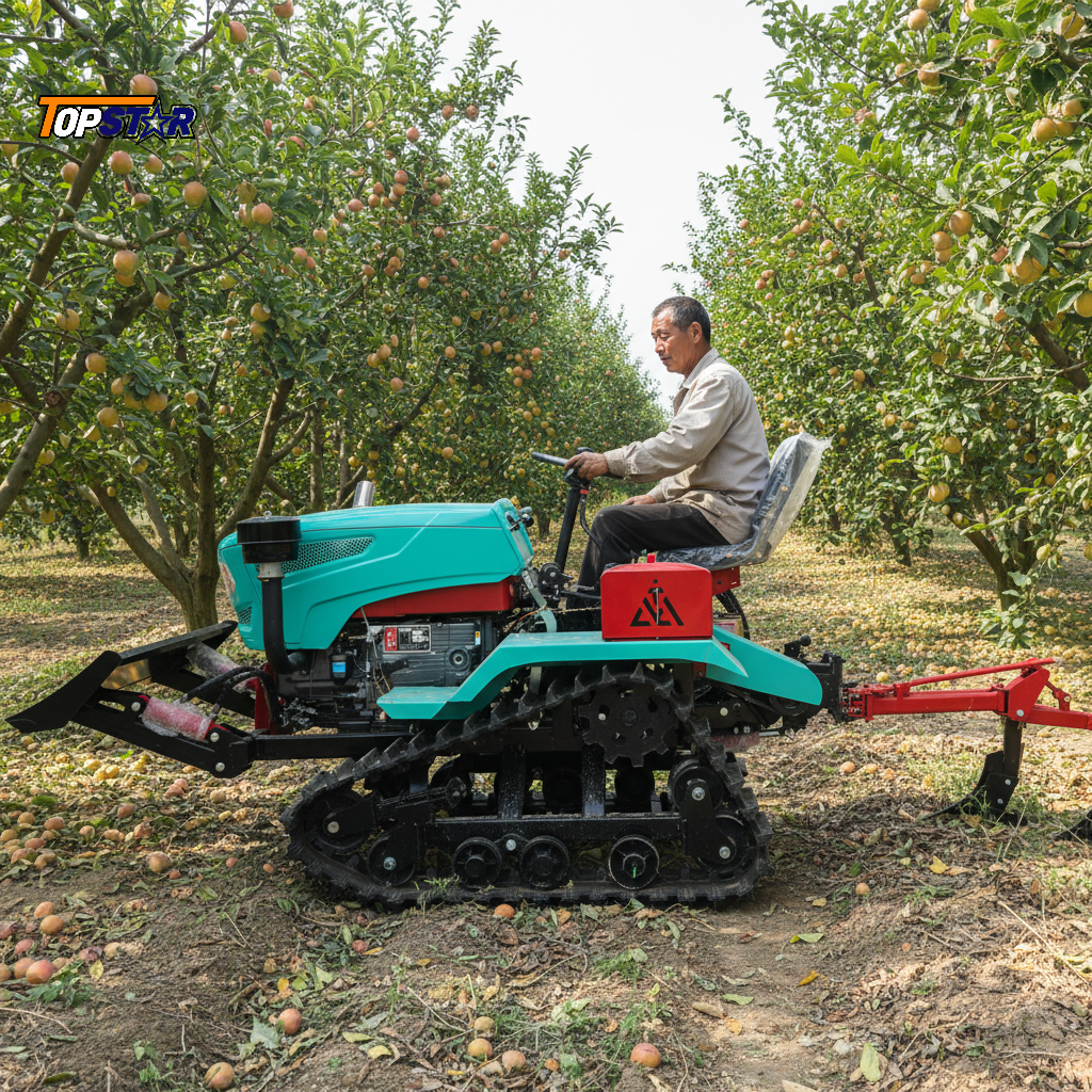 Agriculture Farming Working - Agricultural Crawler Tractor 4WD Diesel Powered