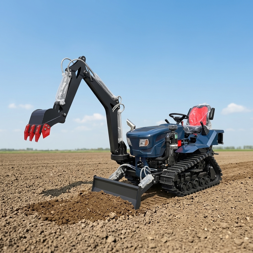 Agriculture Farming Working - Customize 35HP Diesel Engine Tracked Tractor