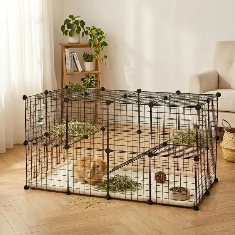 PawHut 36 Panels Small Animal  - Rabbit Cage Wire avis et prix