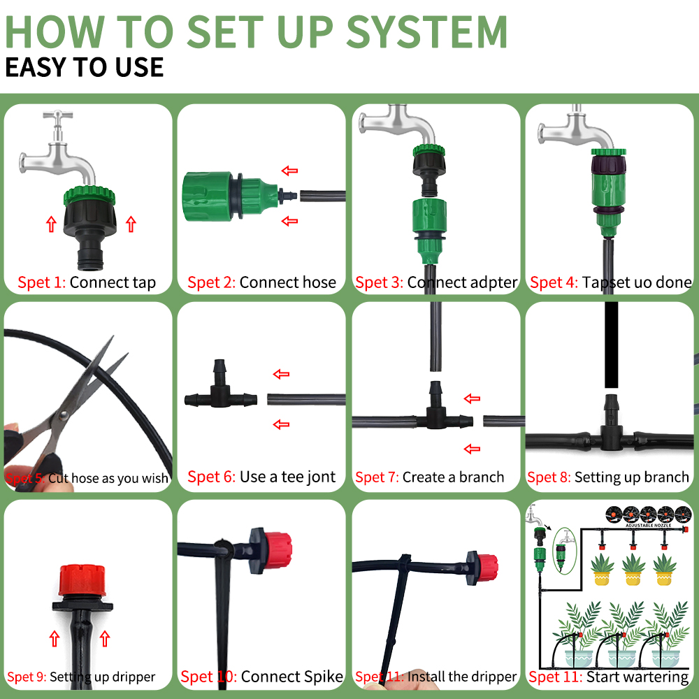 Micro Drip Irrigation System P - Irrigation Drip Tape avis et prix