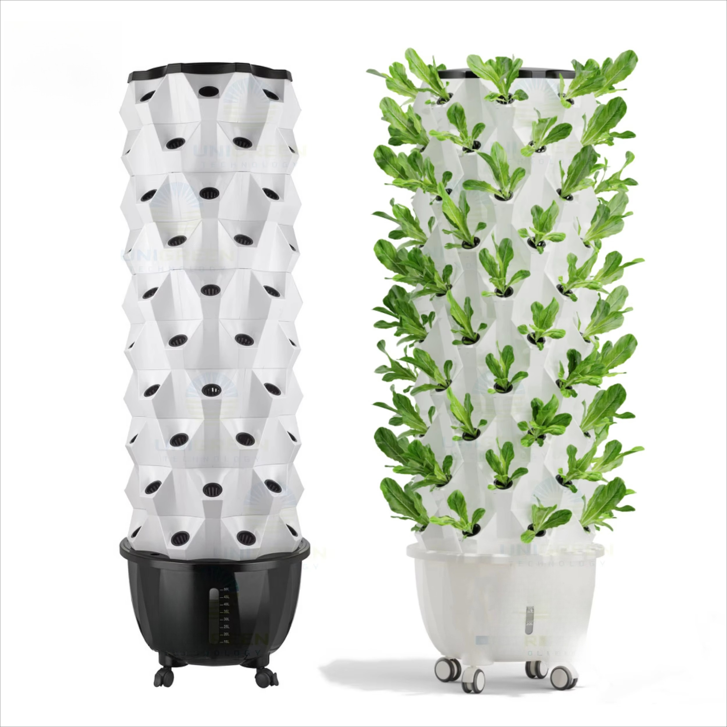 Vertical Garden Tower Wheels M - Hydroponic Farming Agriculture avis et prix