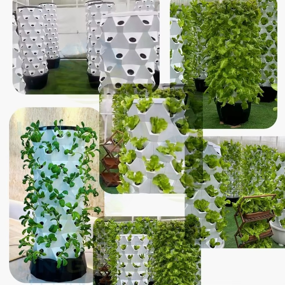 Vertical Garden Tower Wheels M - Hydroponic Farming Agriculture avis et prix