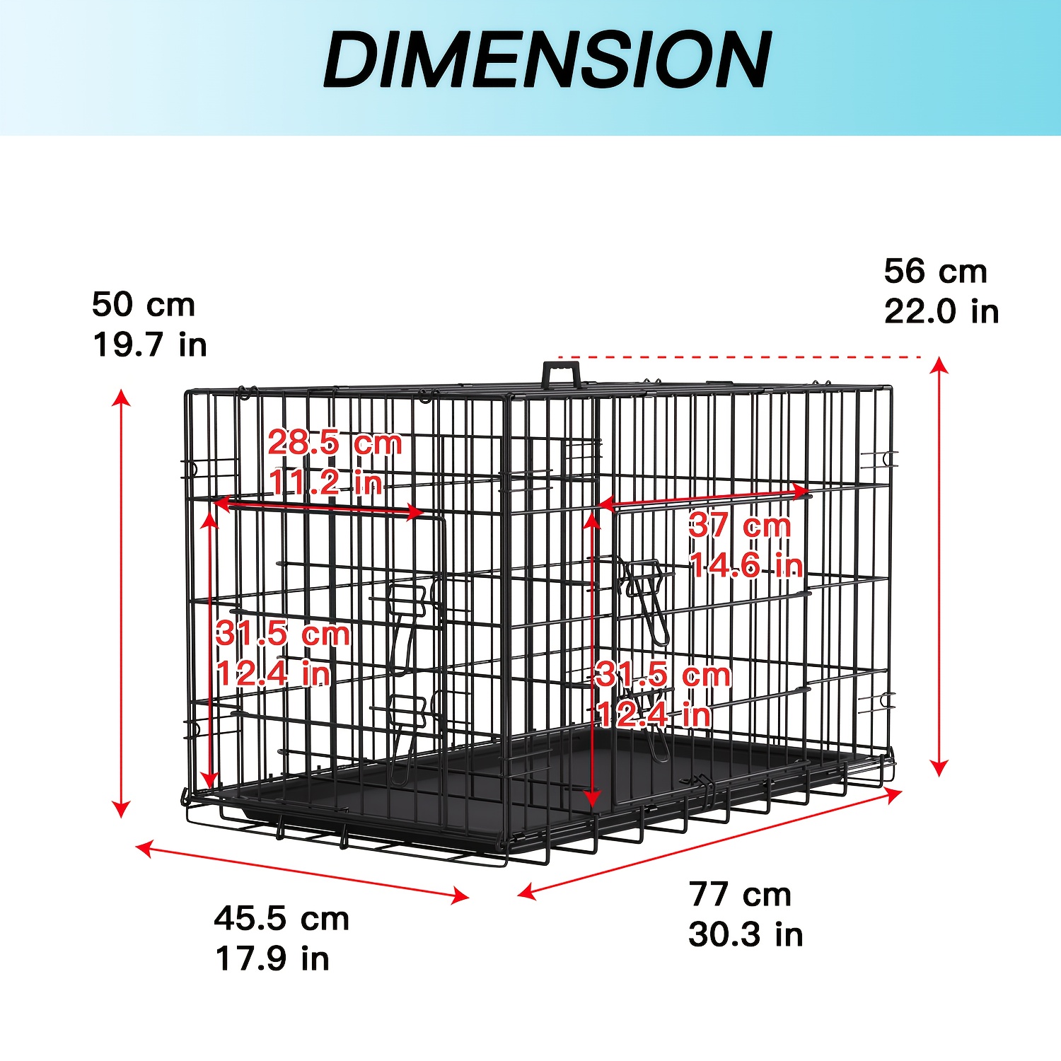 Dog Crate for Small Dog, Metal - Rabbit Cage Wire avis et prix