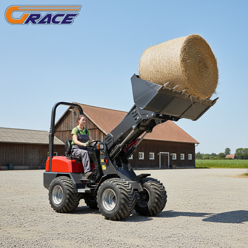 2Ton Telescopic Arm Loader wit - Farming In Agriculture avis et prix