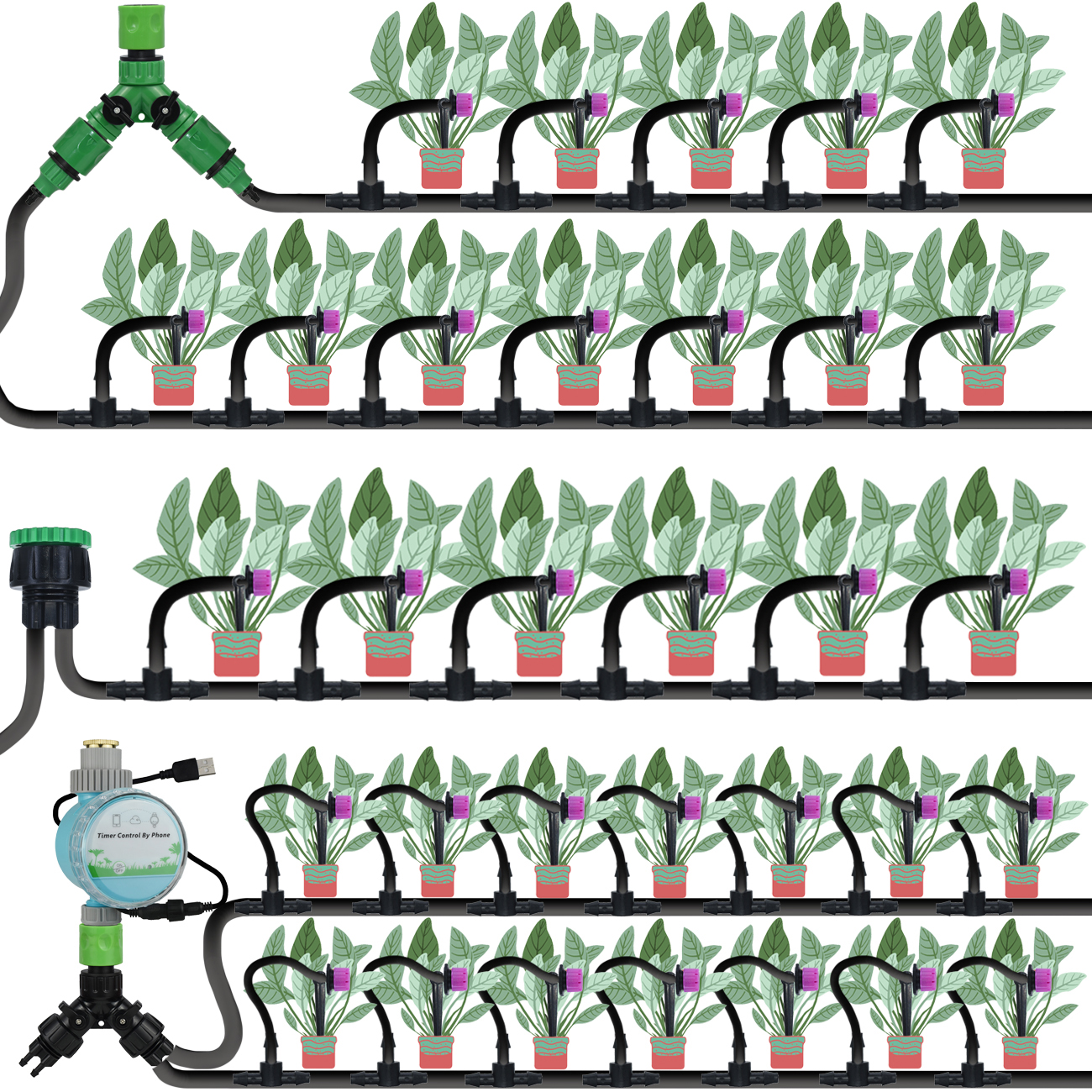KESLA 5-50M Drip Irrigation Au - Irrigation Drip Tape avis et prix