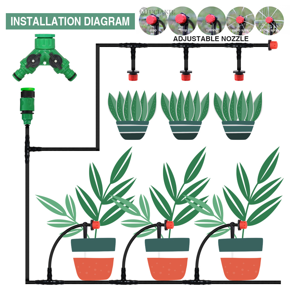 50-5M 1/4'' Hose Adjustable Dr - Irrigation Drip Tape avis et prix