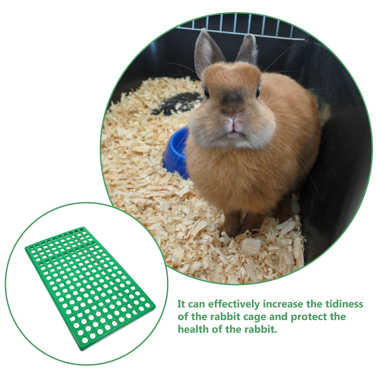 Rabbit Cage Pad Plastic Draina - Rabbit Cage Wire avis et prix