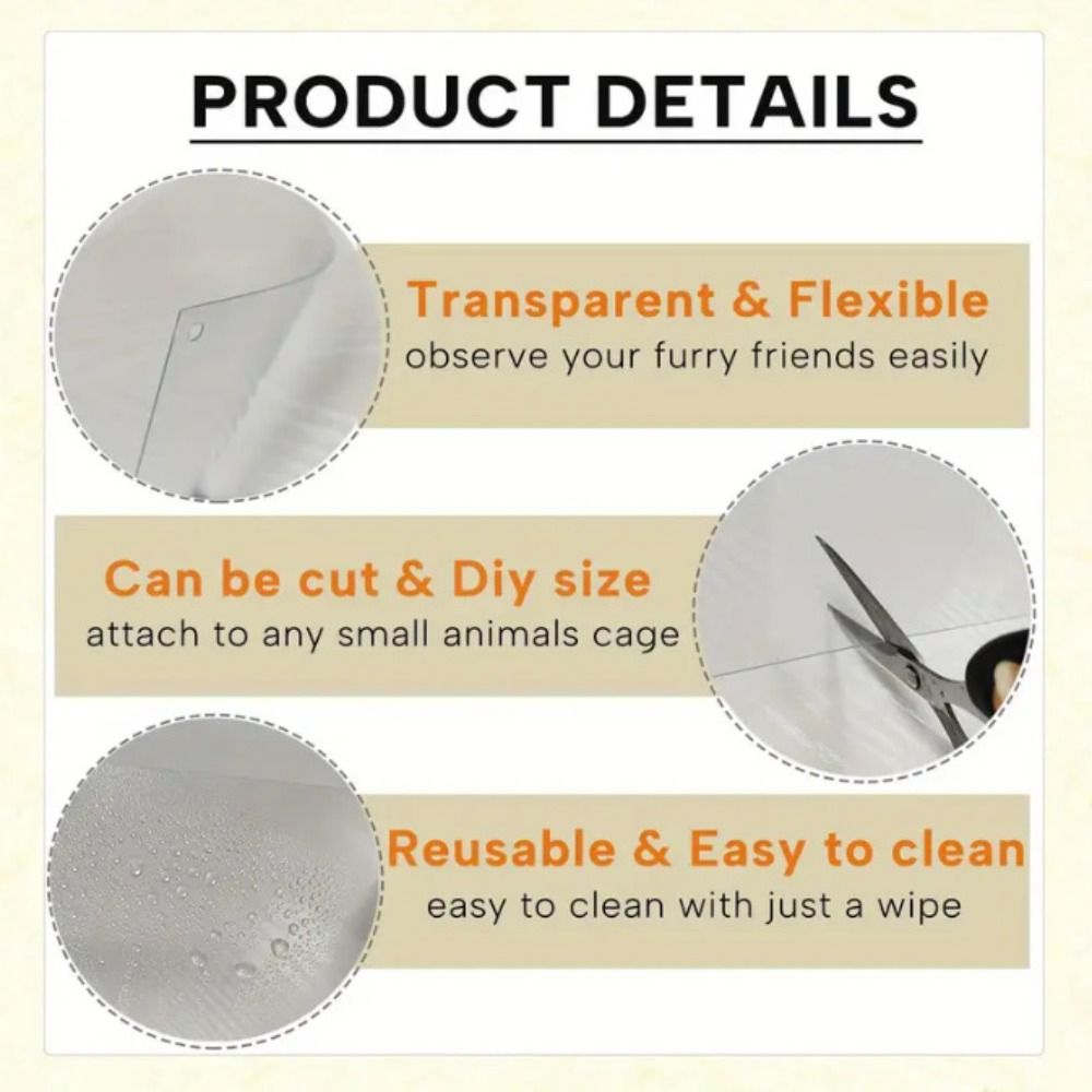 6/12Pcs Clear Edge Pet Cage Li - Rabbit Cage Wire avis et prix