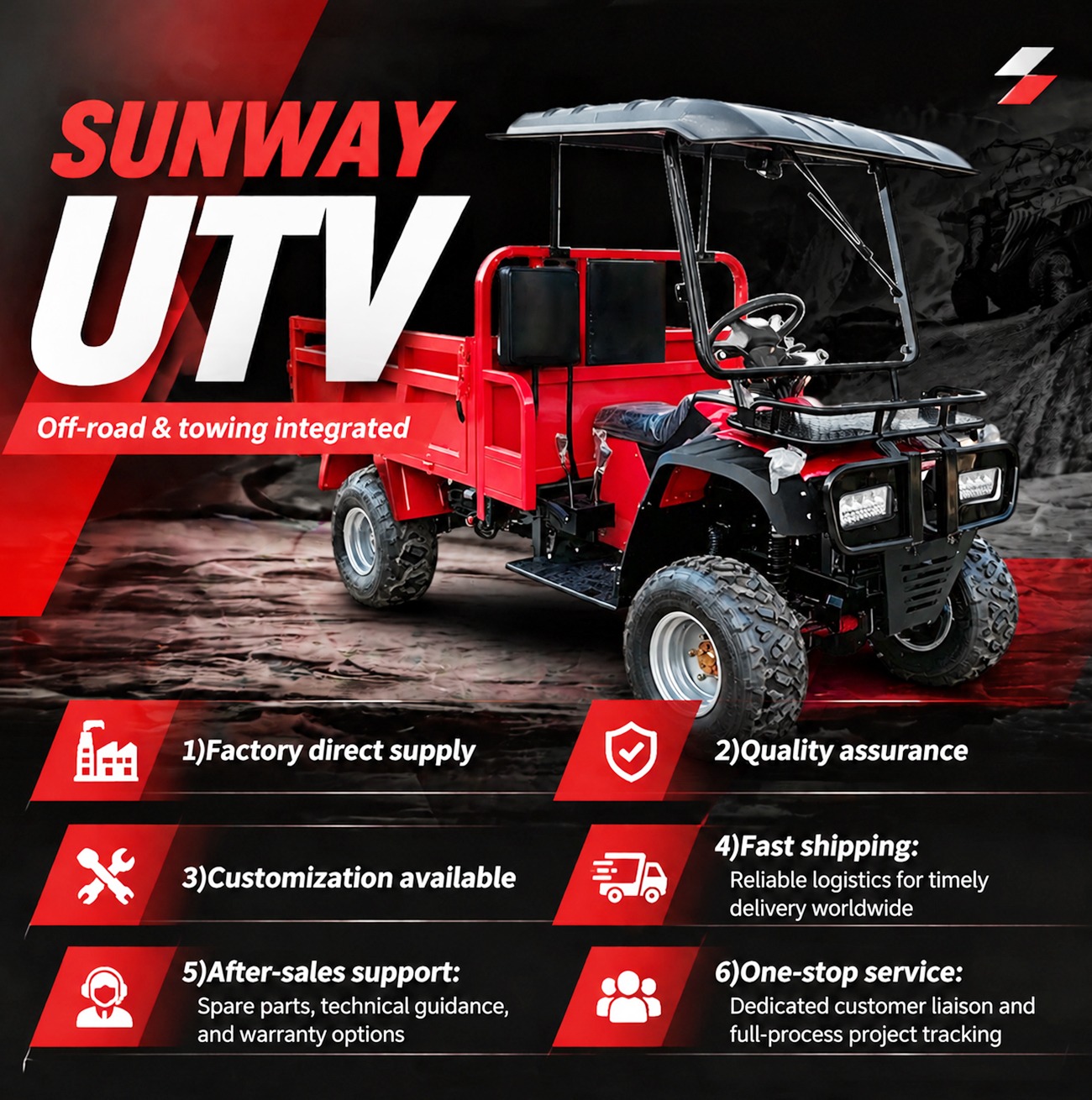 China Factory Four Wheel Drive - Agriculture Farming Working avis et prix