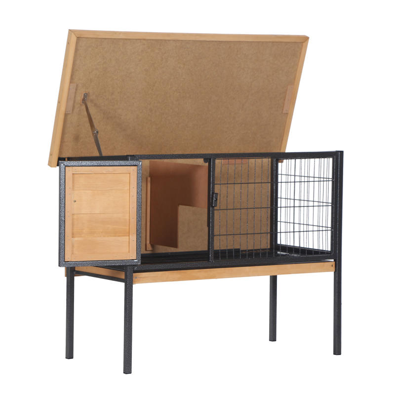 PawHut Rabbit Hutch Elevated B - Rabbit Cage Wire avis et prix